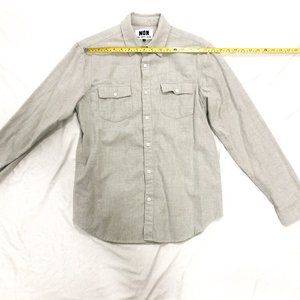Tan button down by Woolf originals NYC medium